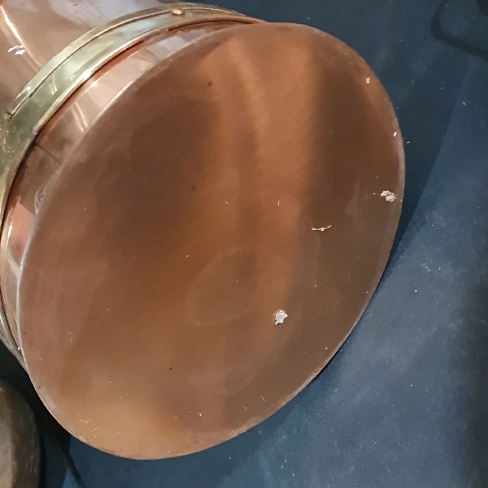 True Vintage Bongusto Italy Genuine Copper Ice Bucket